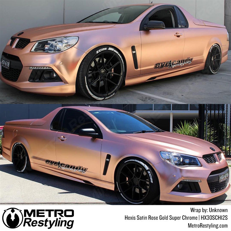 Rose Gold Car Wrap