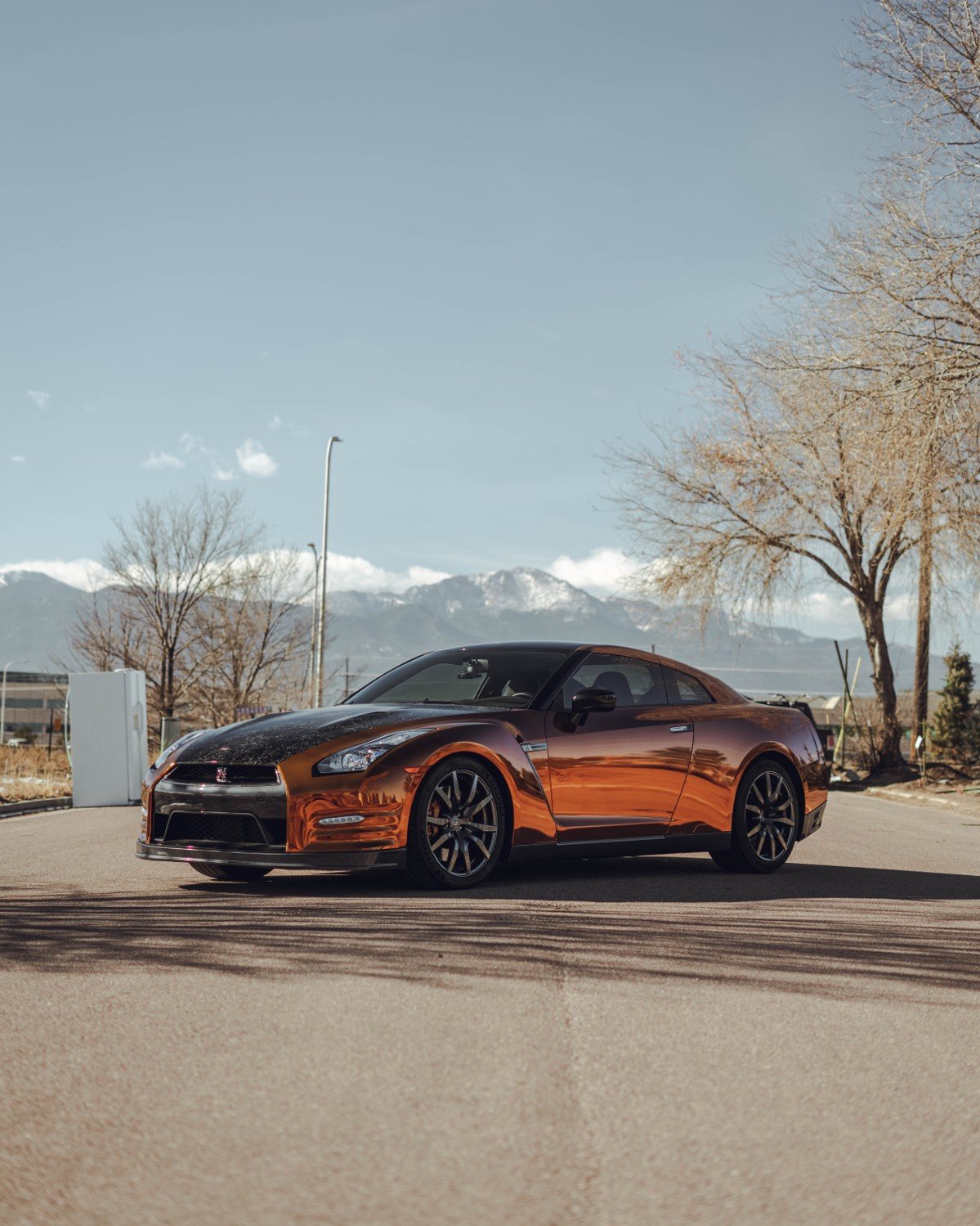 copper chrome vinyl wrap