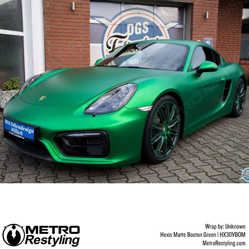 Boston Green Car Wrap