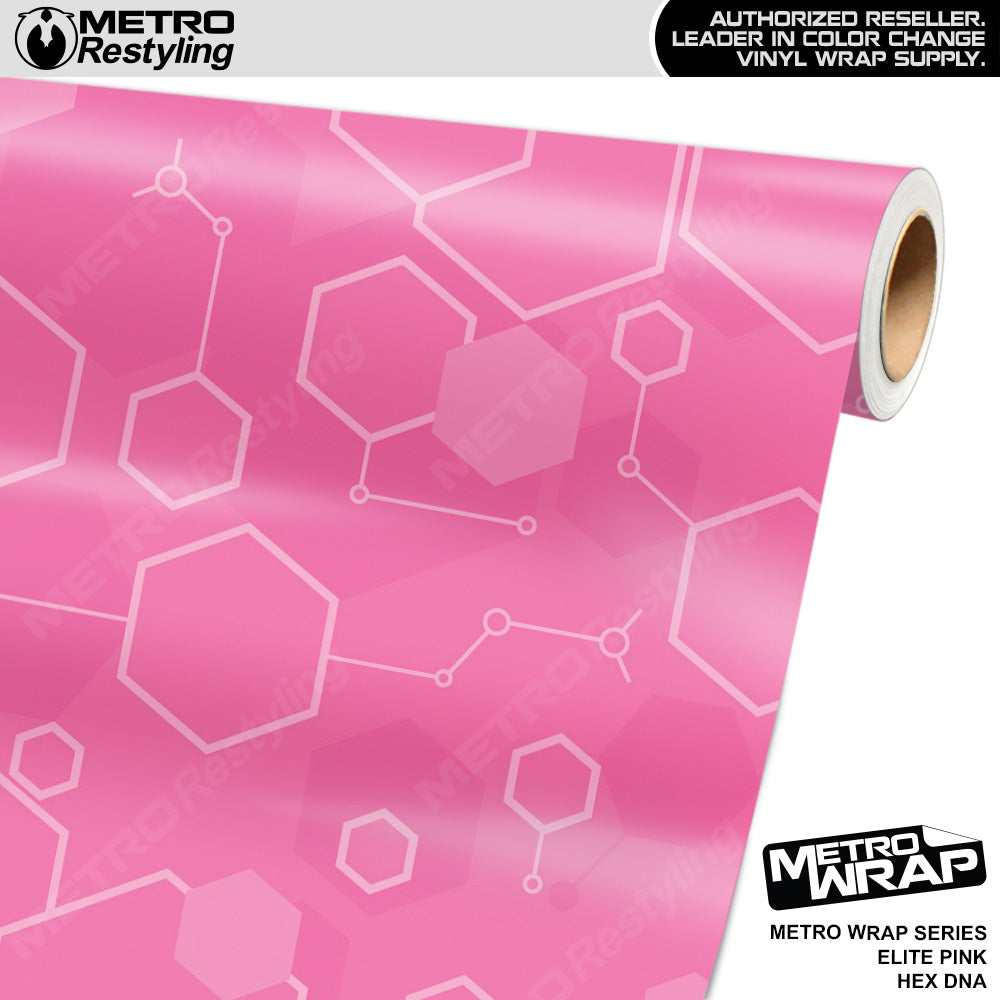  Hex DNA Elite Pink Vinyl Film