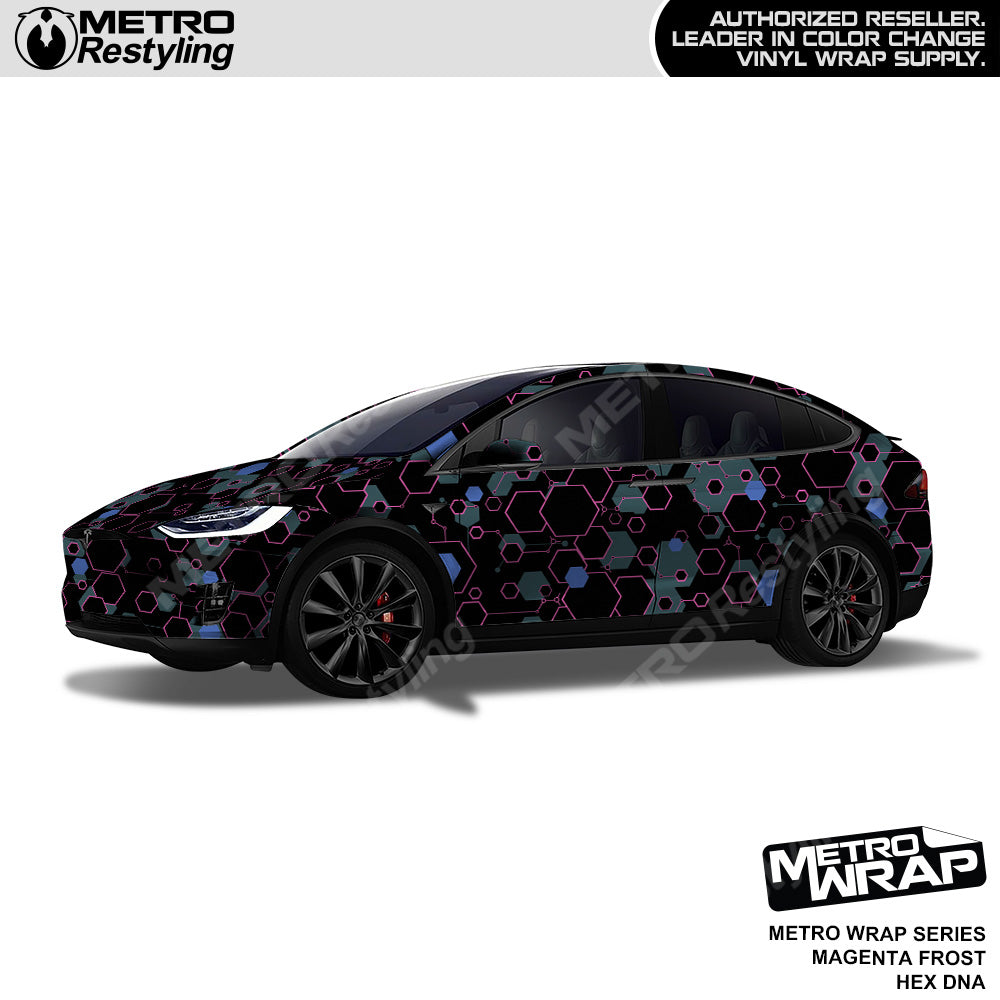 Hex DNA Magenta Frost Vinyl Film