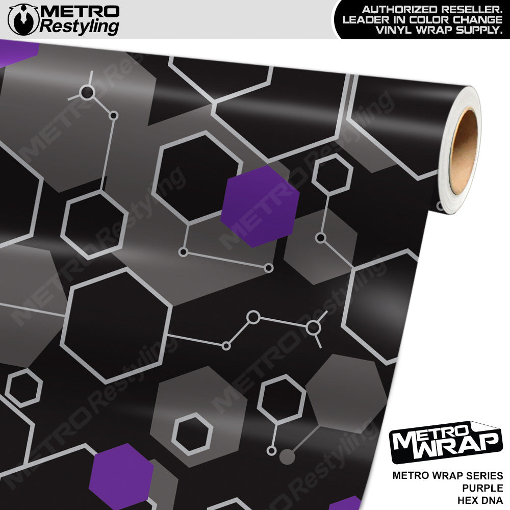 Hex DNA Purple Vinyl Film