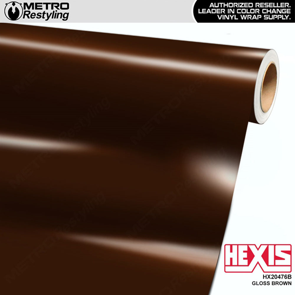 Hexis Gloss Brown Vinyl Wrap