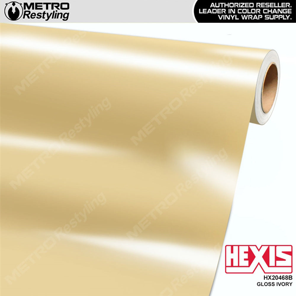 Hexis Gloss Ivory Vinyl Wrap