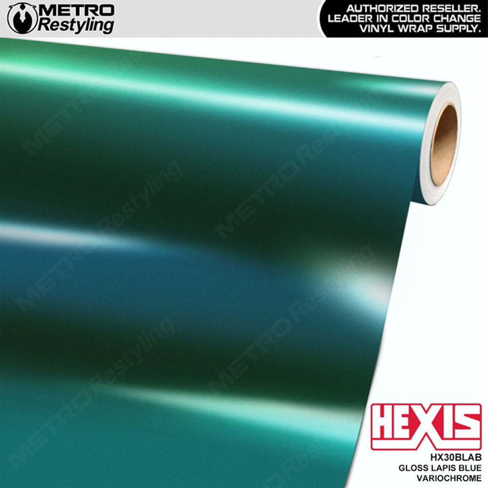 Hexis Gloss Lapis Blue Variochrome Vinyl Wrap