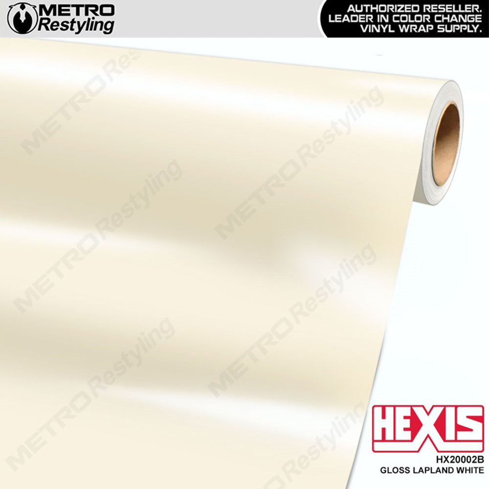 Hexis Gloss Lapland White Vinyl Wra
