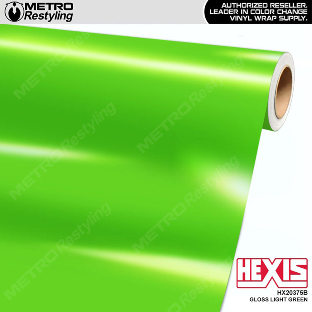 Hexis Gloss Light Green Vinyl Wrap