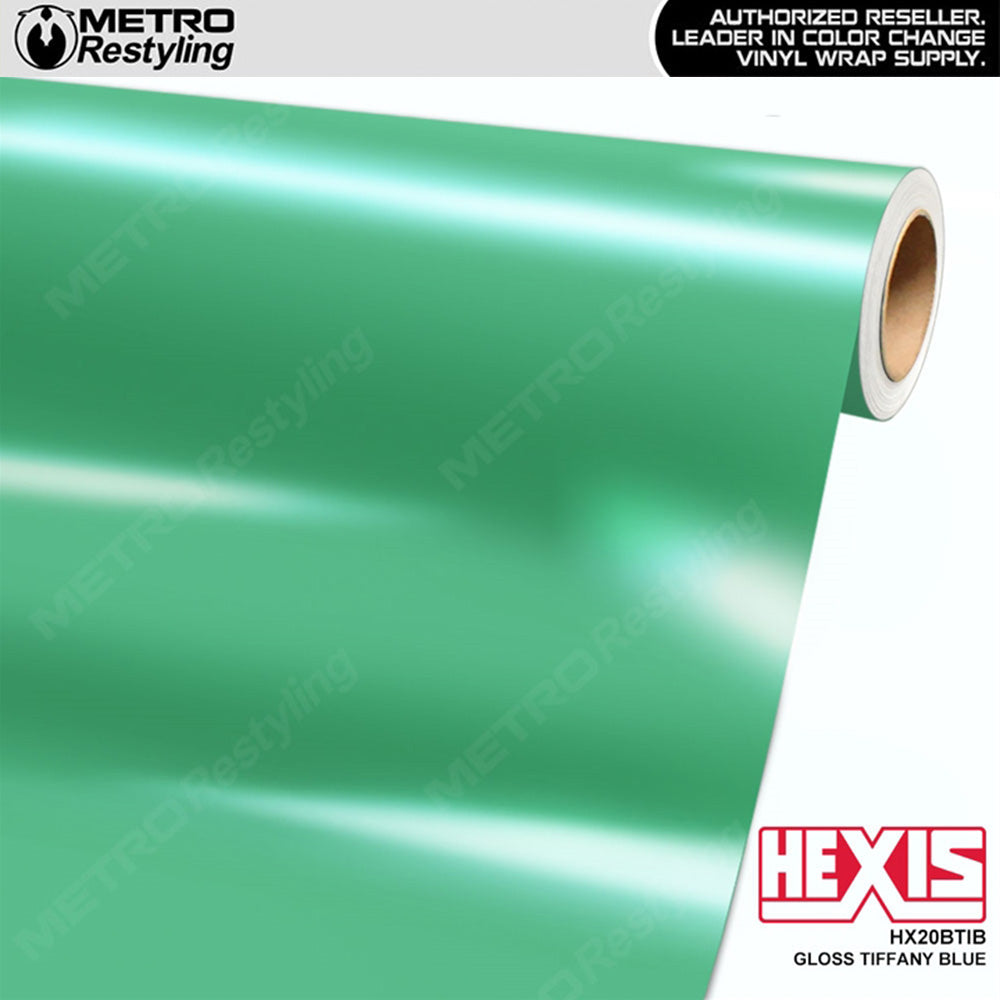 Hexis Gloss Tiffany Blue Vinyl Wrap
