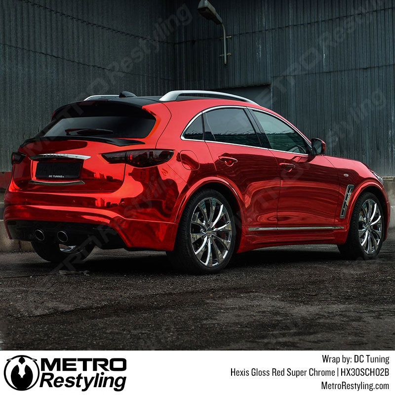 Red Super Chrome VInyl