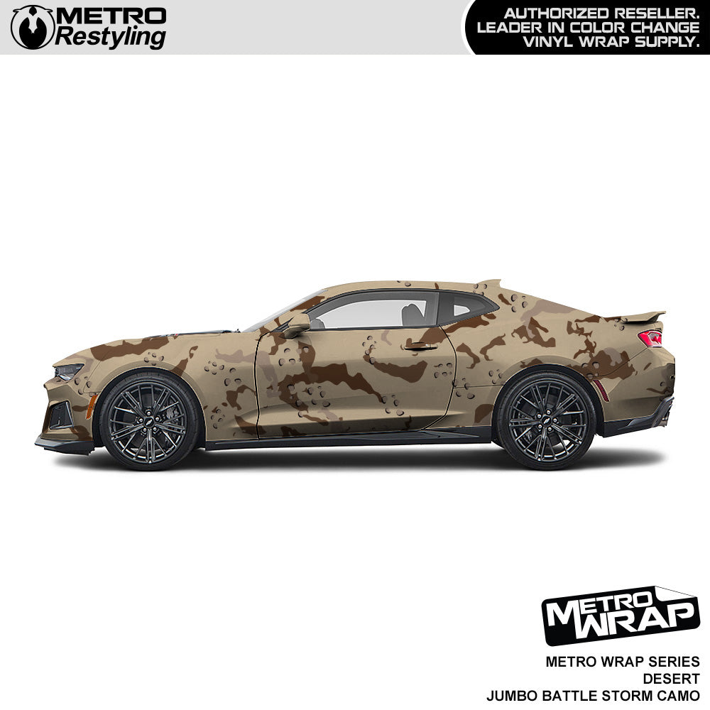 Metro Wrap Jumbo Battle Storm Desert Camouflage Vinyl Film