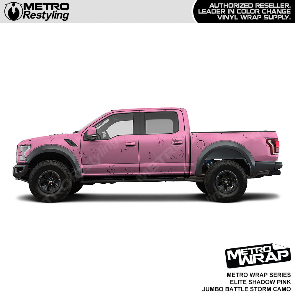 Metro Wrap Jumbo Battle Storm Elite Shadow Pink Camouflage Vinyl Film