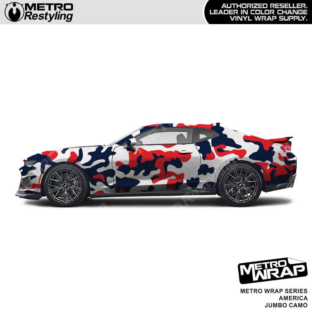 Metro Wrap Jumbo Classic America Camouflage Vinyl Film