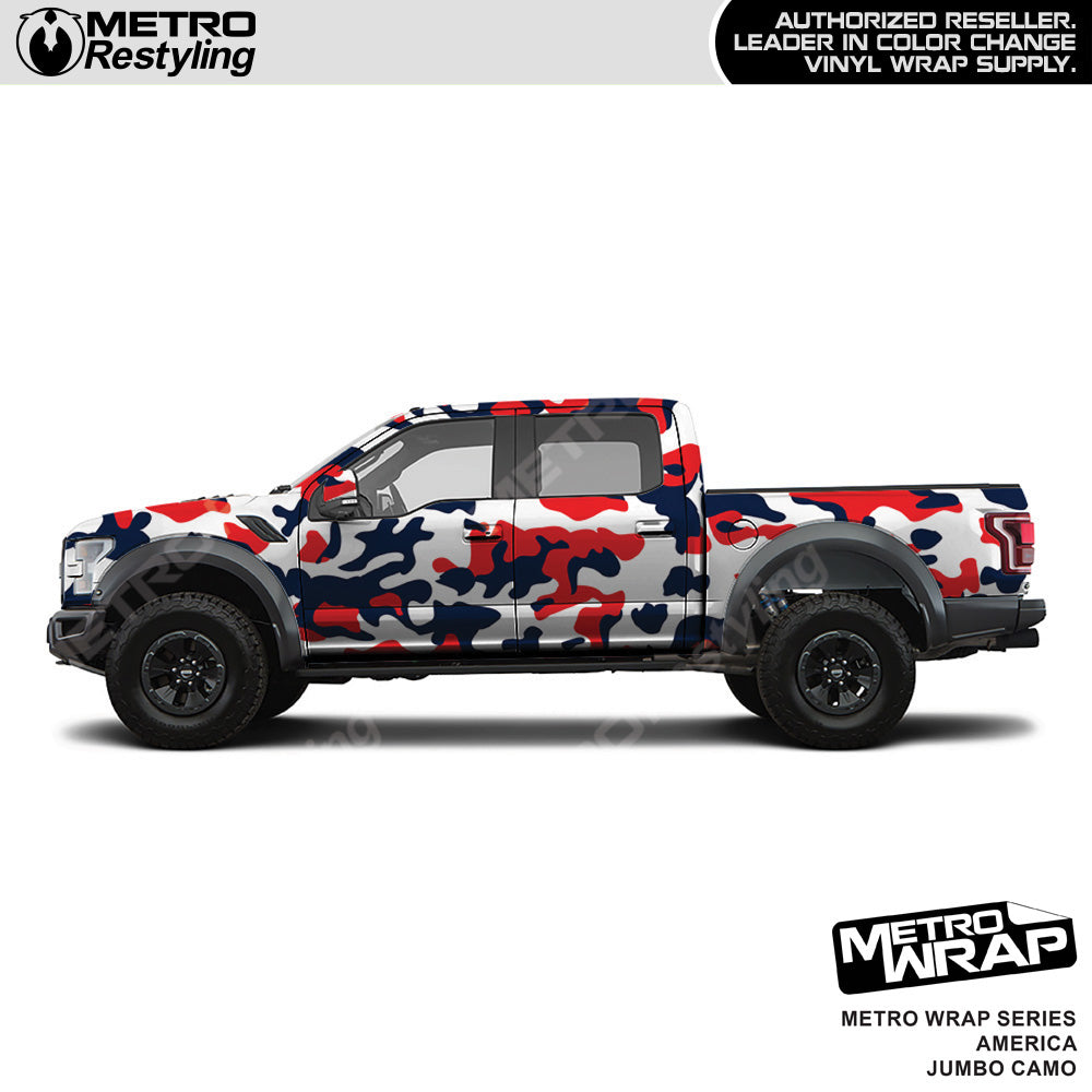 Metro Wrap Jumbo Classic America Camouflage Vinyl Film