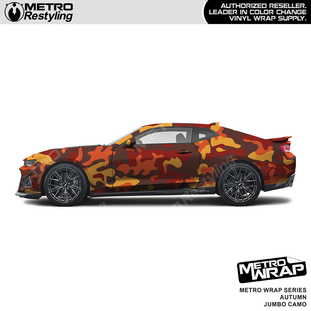 Metro Wrap Jumbo Classic Autumn Camouflage Vinyl Film