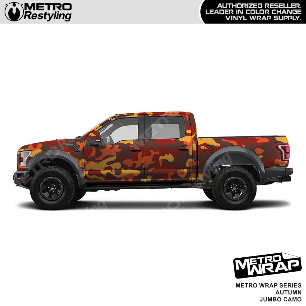 Metro Wrap Jumbo Classic Autumn Camouflage Vinyl Film