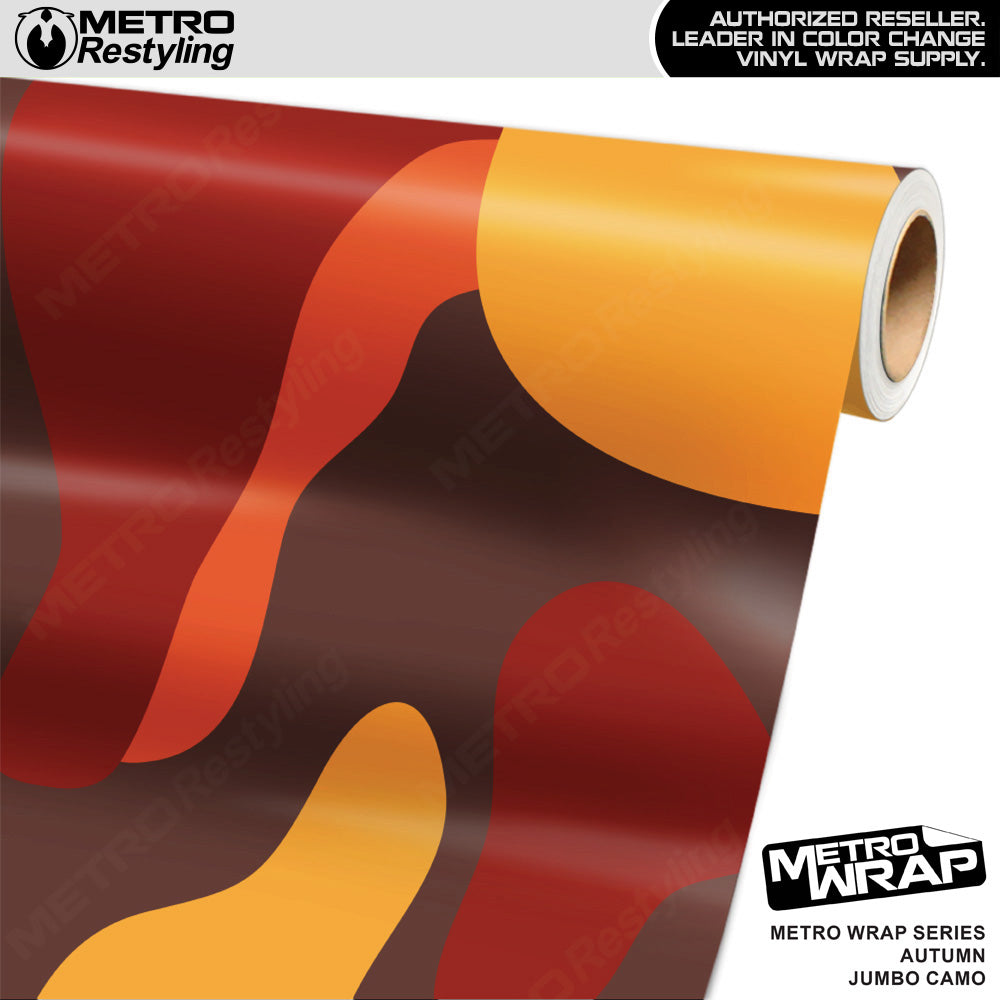 Metro Wrap Jumbo Classic Autumn Camouflage Vinyl Film