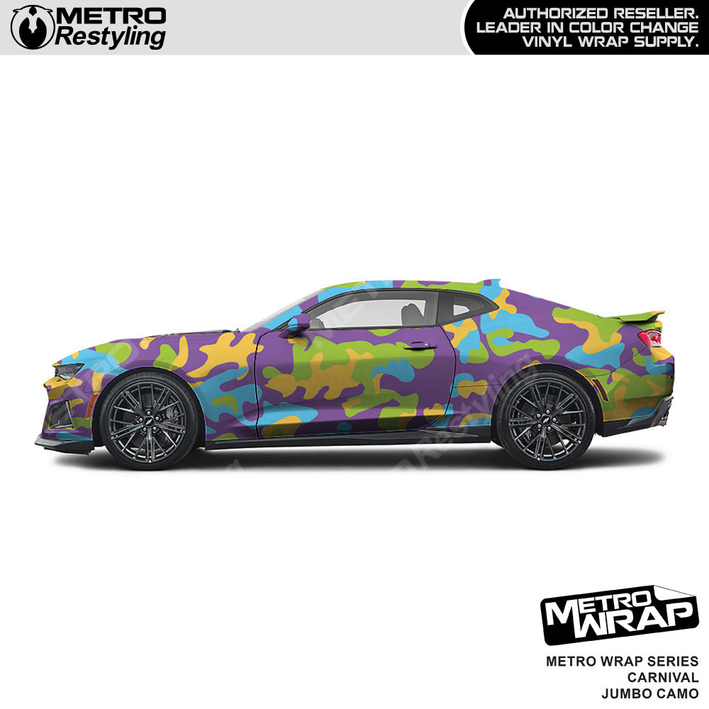 Metro Wrap Jumbo Classic Carnival Camouflage Vinyl Film