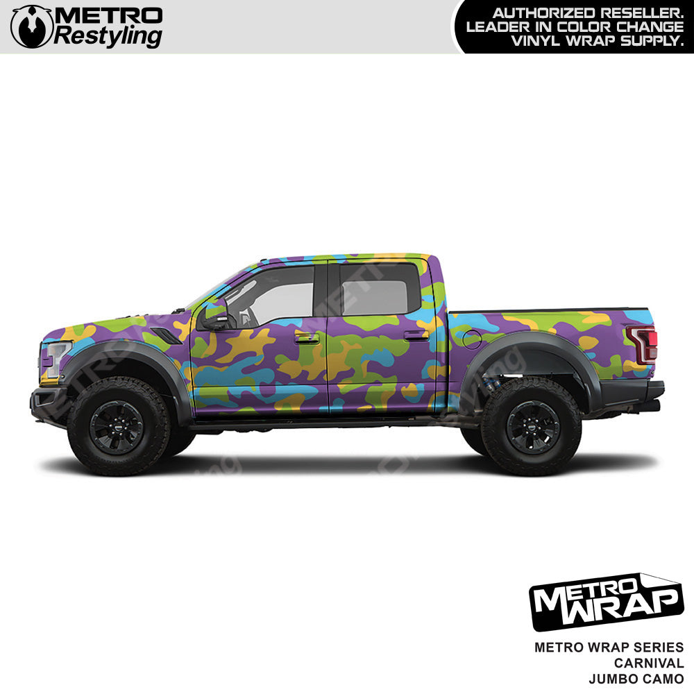 Metro Wrap Jumbo Classic Carnival Camouflage Vinyl Film