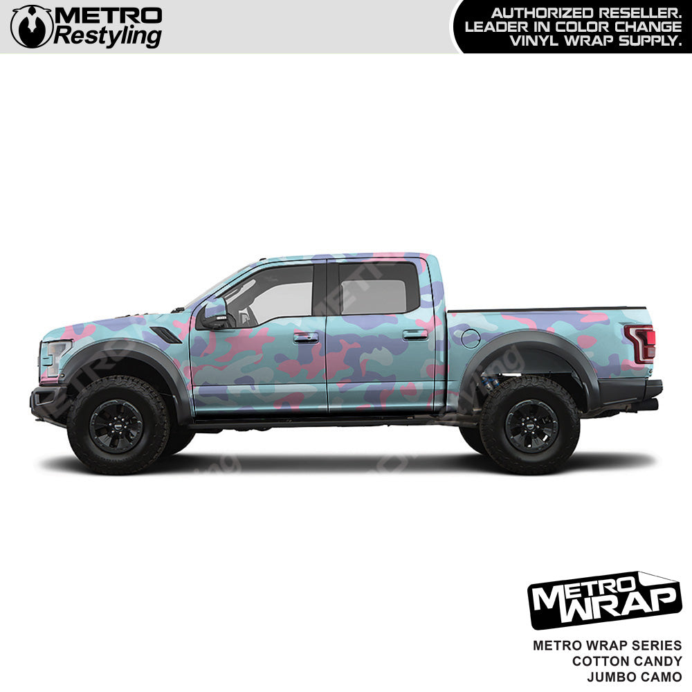 Metro Wrap Jumbo Classic Cotton Candy Camouflage Vinyl Film