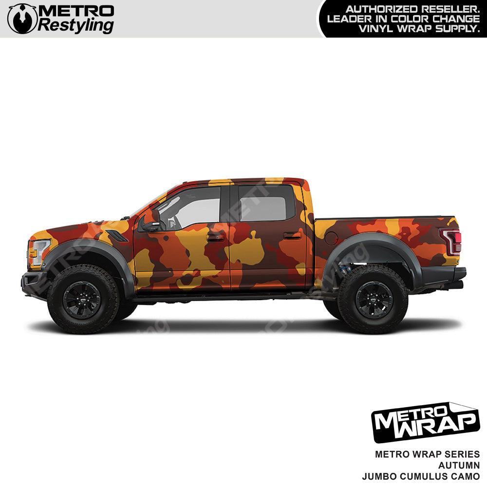 Metro Wrap Jumbo Cumulus Autumn Camouflage Vinyl Film