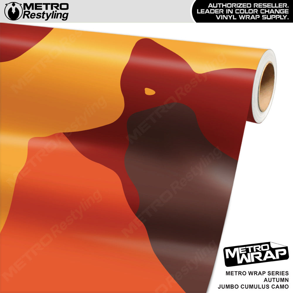 Metro Wrap Jumbo Cumulus Autumn Camouflage Vinyl Film