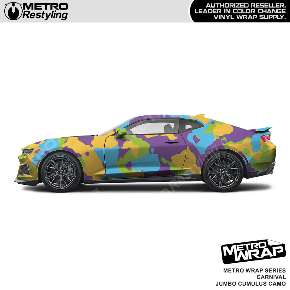 Metro Wrap Jumbo Cumulus Carnival Camouflage Vinyl Film