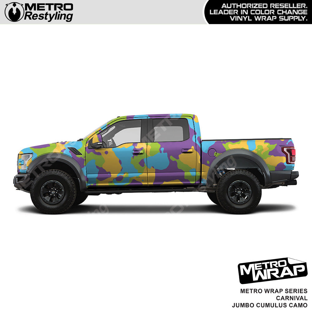 Metro Wrap Jumbo Cumulus Carnival Camouflage Vinyl Film