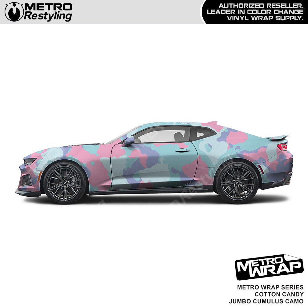 Metro Wrap Jumbo Cumulus Cotton Candy Camouflage Vinyl Film