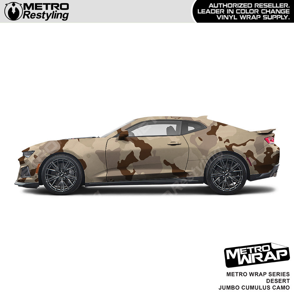 Metro Wrap Jumbo Cumulus Desert Camouflage Vinyl Film