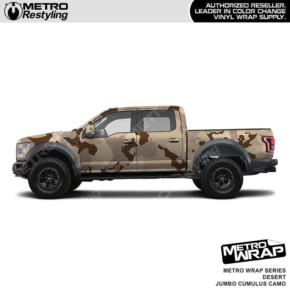 Metro Wrap Jumbo Cumulus Desert Camouflage Vinyl Film