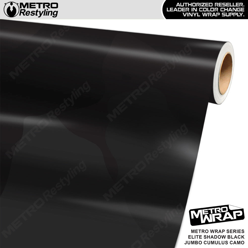 Metro Wrap Jumbo Cumulus Elite Shadow Black Camouflage Vinyl Film