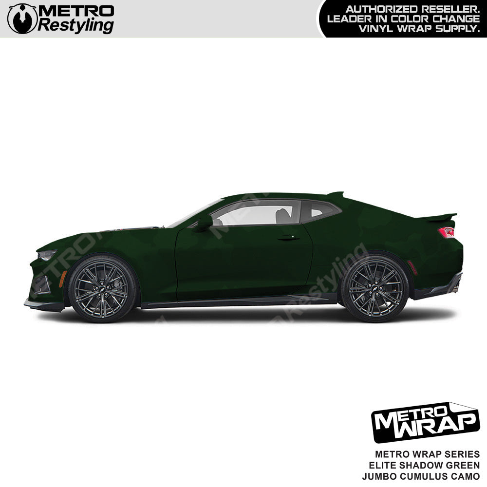 Metro Wrap Jumbo Cumulus Elite Shadow Green Camouflage Vinyl Film