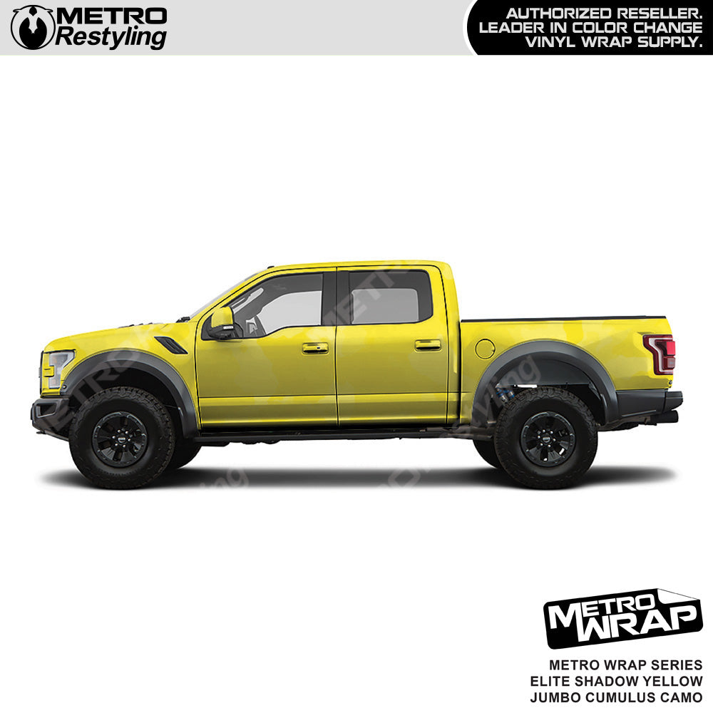 Metro Wrap Jumbo Cumulus Elite Shadow Yellow Camouflage Vinyl Film
