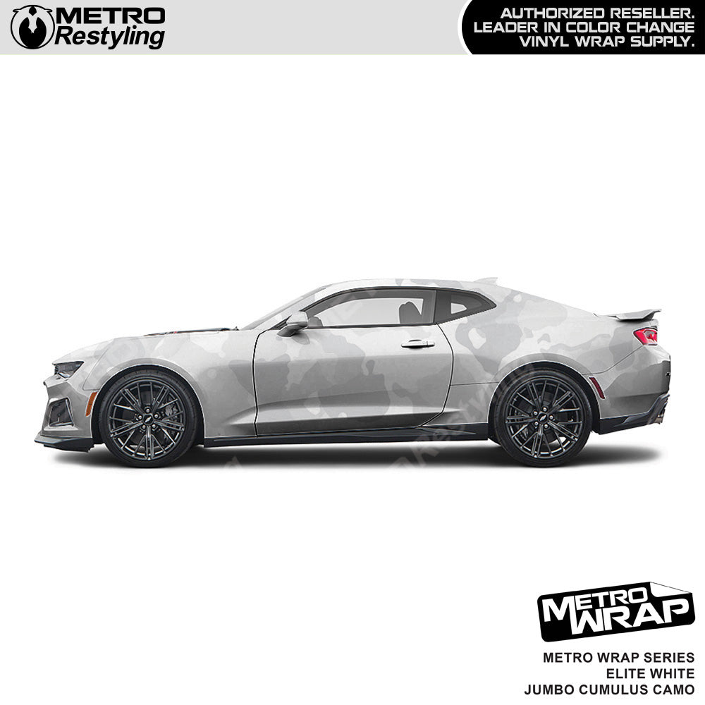Metro Wrap Jumbo Cumulus Elite White Camouflage Vinyl Film