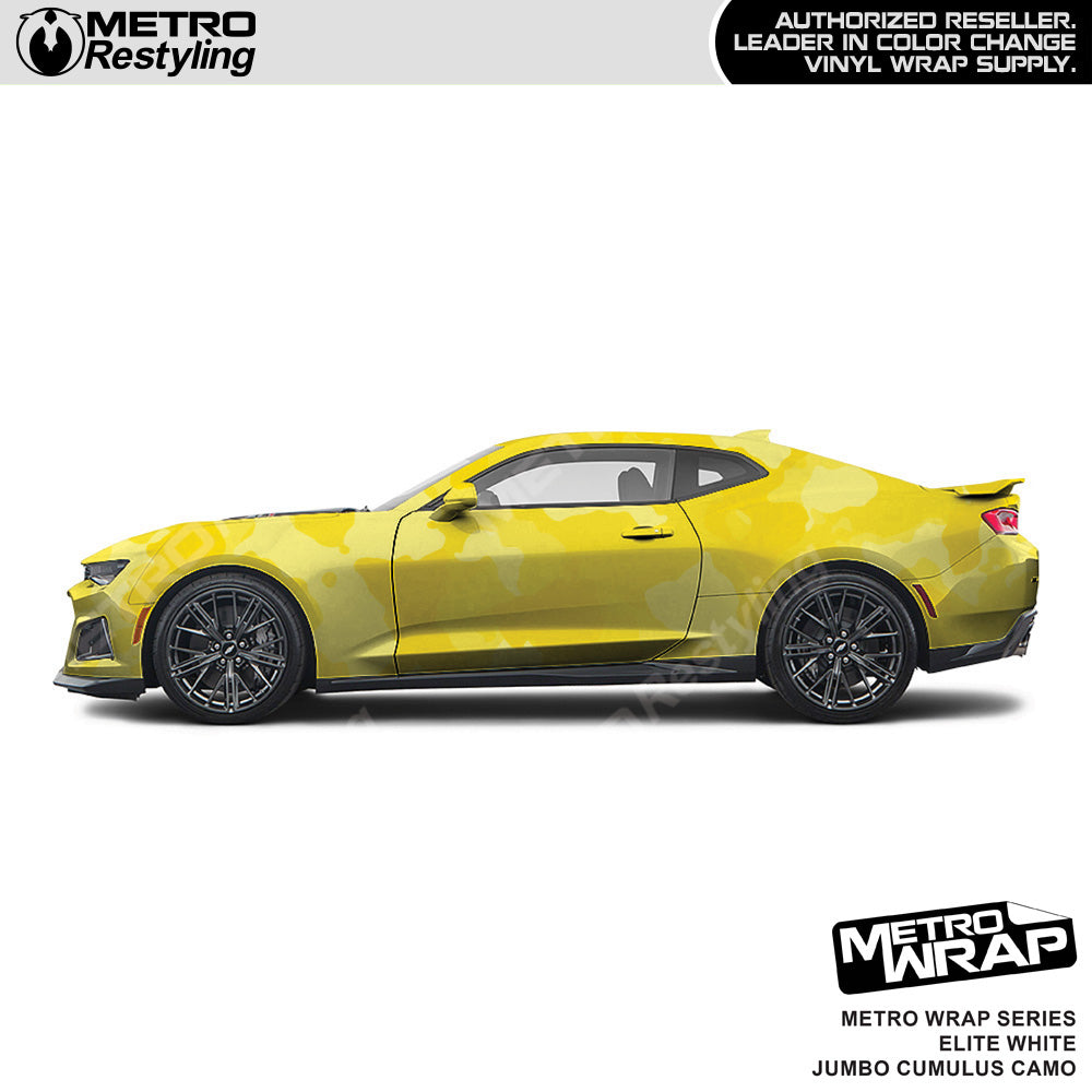 Metro Wrap Jumbo Cumulus Elite Yellow Camouflage Vinyl Film