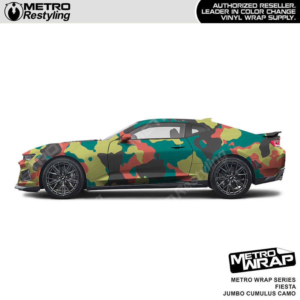 Metro Wrap Jumbo Cumulus Fiesta Camouflage Vinyl Film