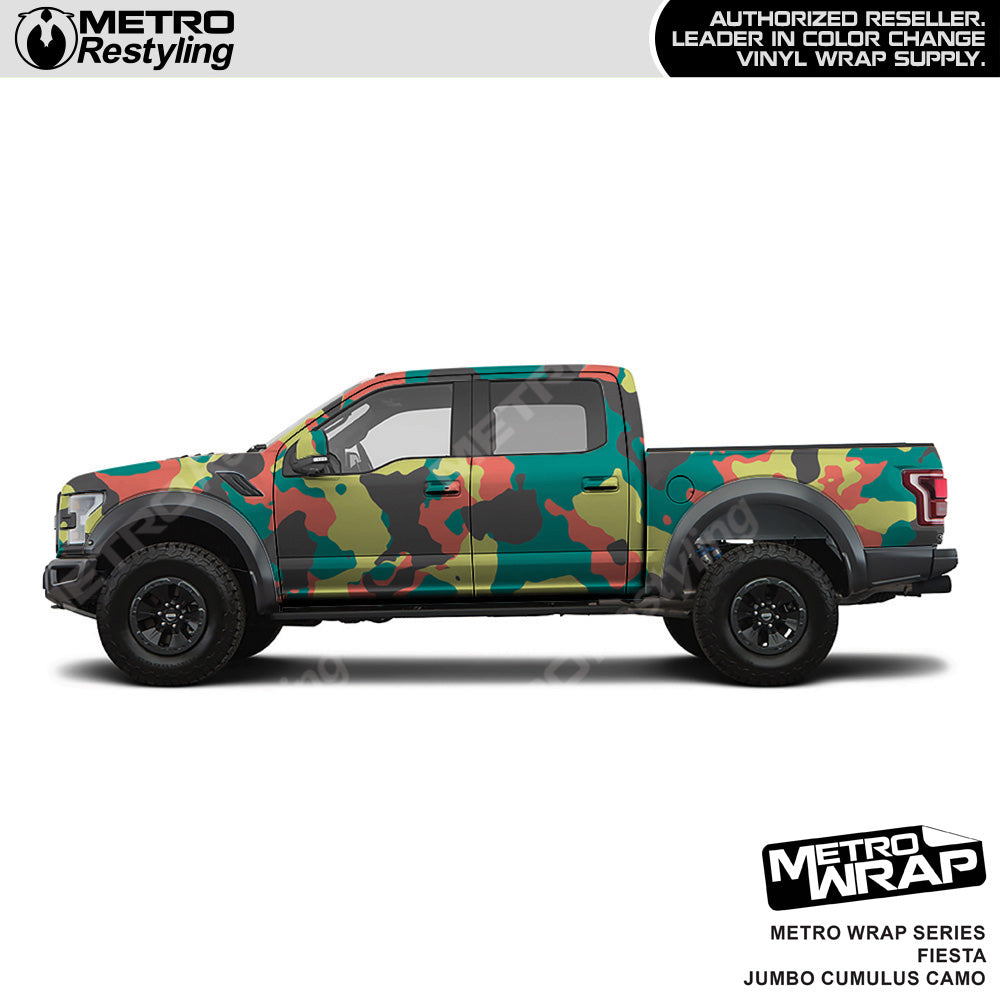 Metro Wrap Jumbo Cumulus Fiesta Camouflage Vinyl Film