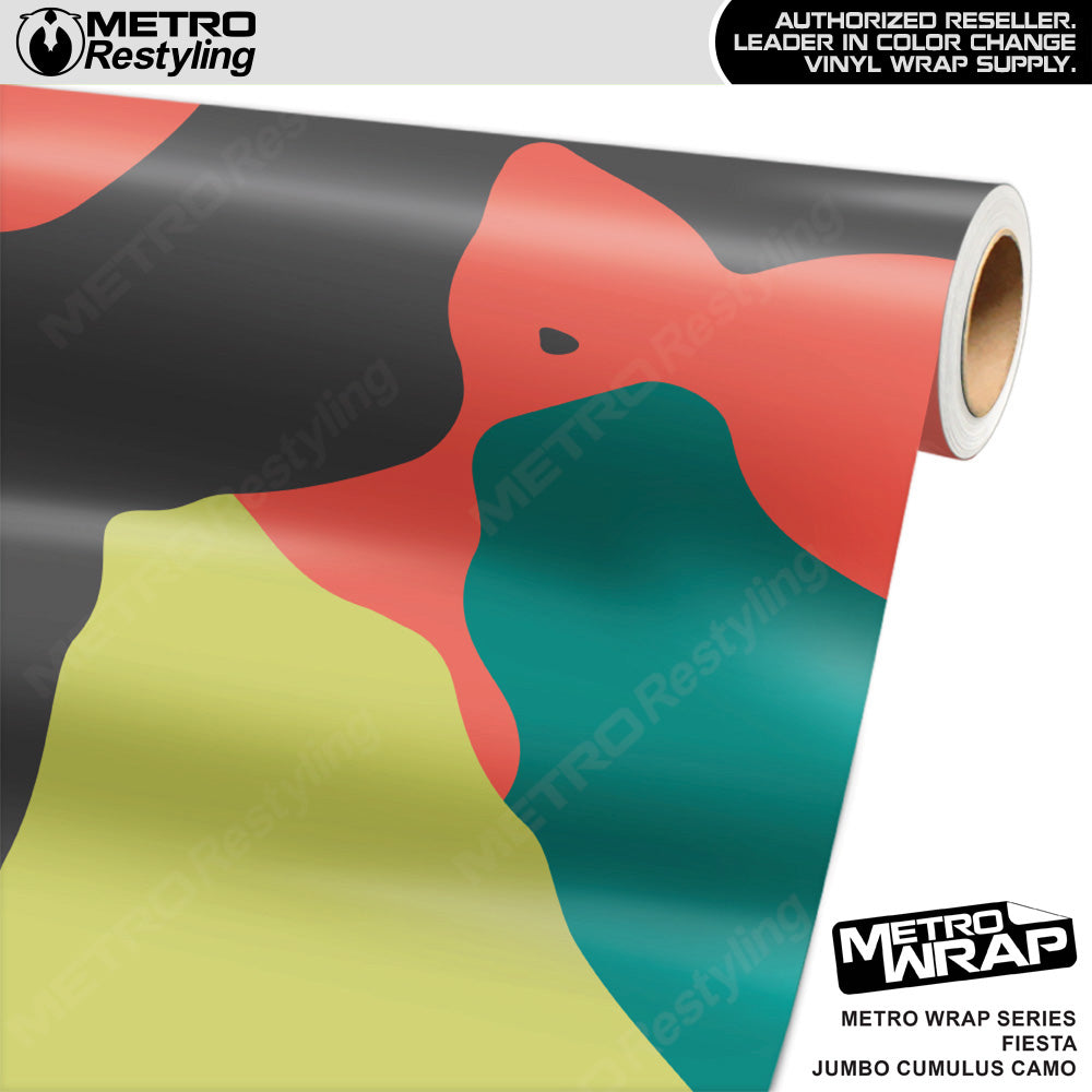 Metro Wrap Jumbo Cumulus Fiesta Camouflage Vinyl Film