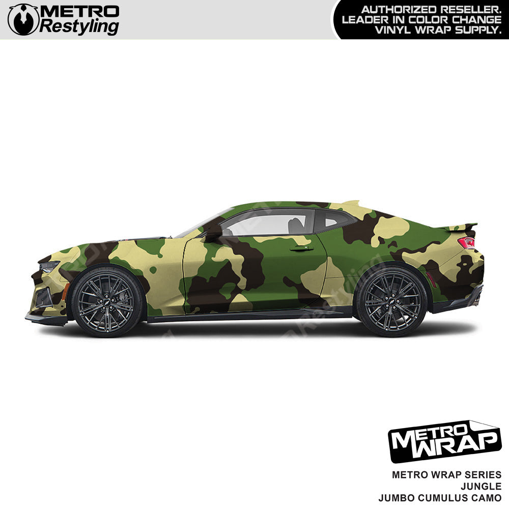 Metro Wrap Jumbo Cumulus Jungle Camouflage Vinyl Film