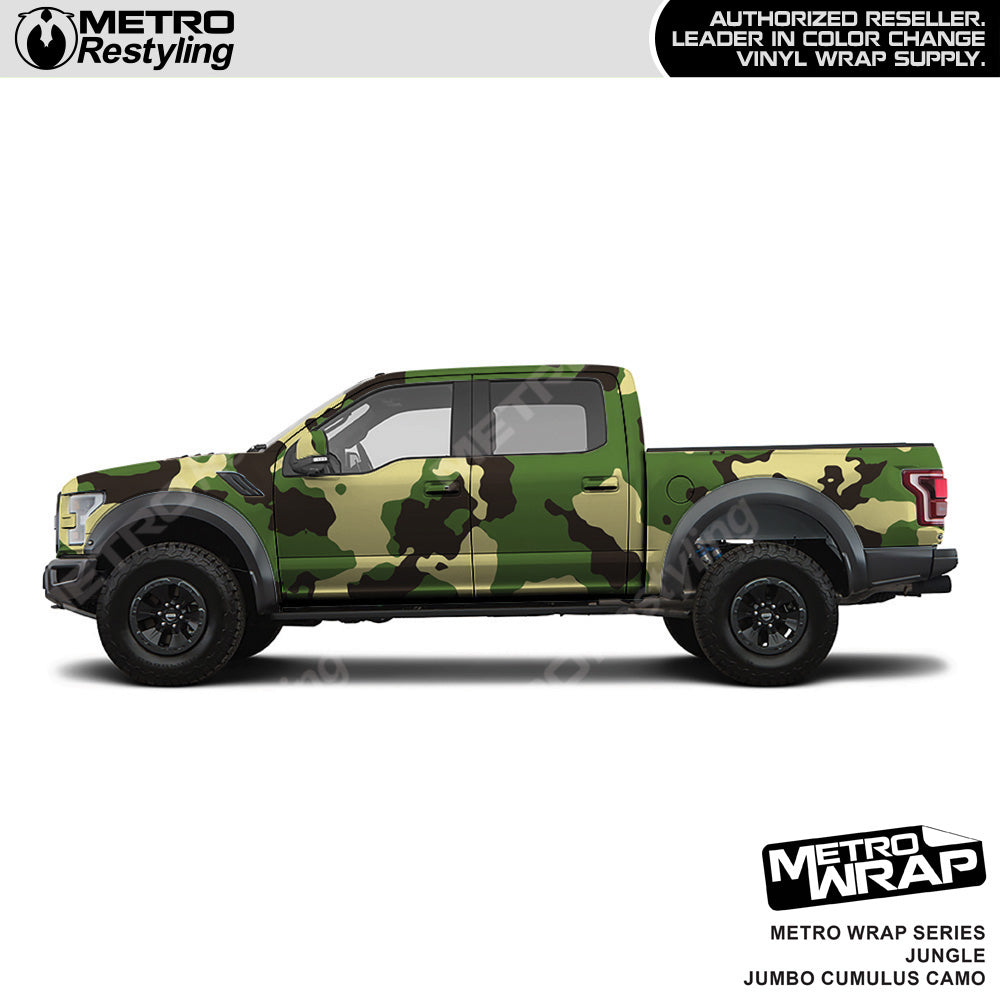 Metro Wrap Jumbo Cumulus Jungle Camouflage Vinyl Film