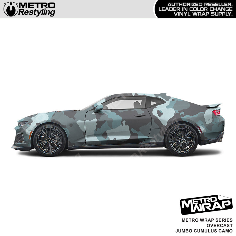 Metro Wrap Jumbo Cumulus Overcast Camouflage Vinyl Film