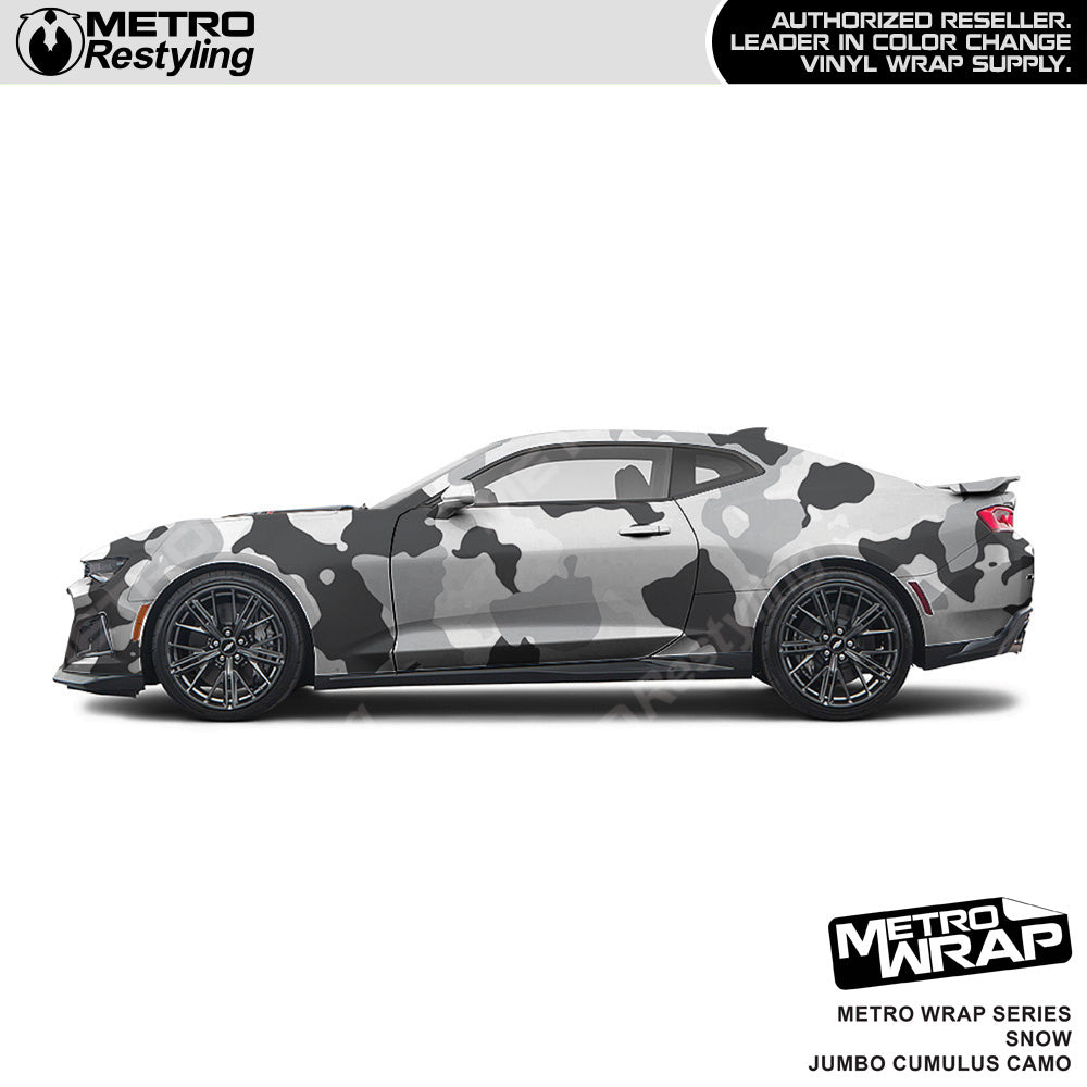 Metro Wrap Jumbo Cumulus Snow Camouflage Vinyl Film