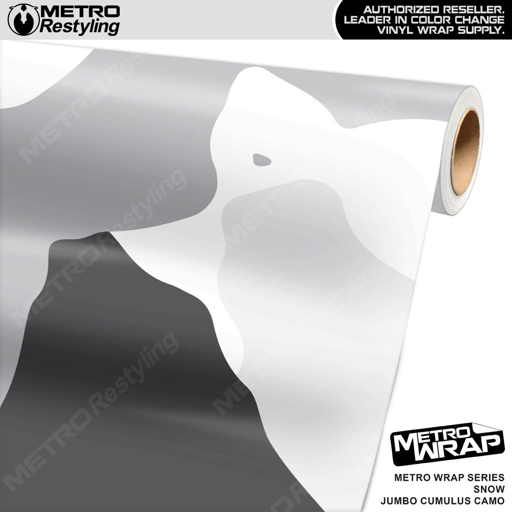 Metro Wrap Jumbo Cumulus Snow Camouflage Vinyl Film