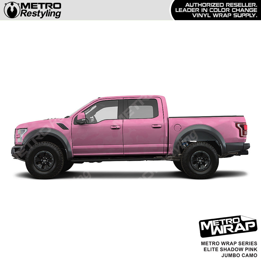 Metro Wrap Jumbo Classic Elite Shadow Pink Camouflage Vinyl Film