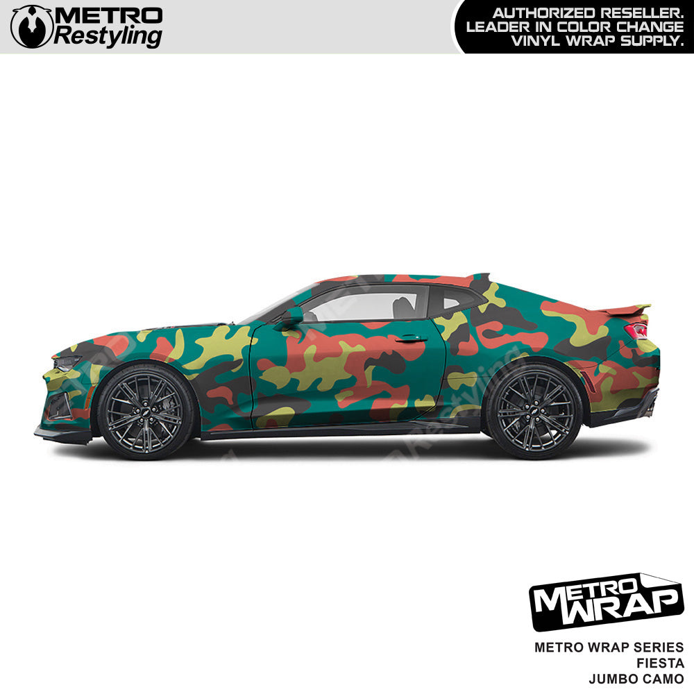 Metro Wrap Jumbo Classic Fiesta Camouflage Vinyl Film