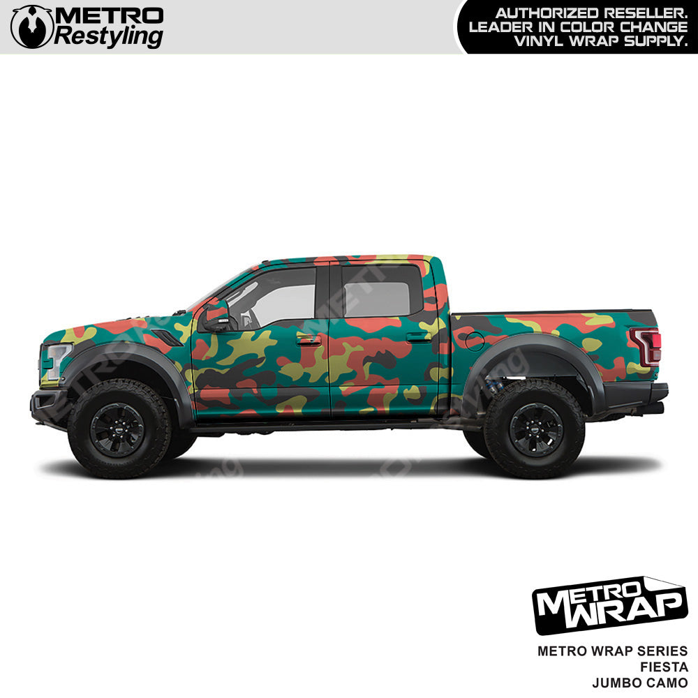 Metro Wrap Jumbo Classic Fiesta Camouflage Vinyl Film