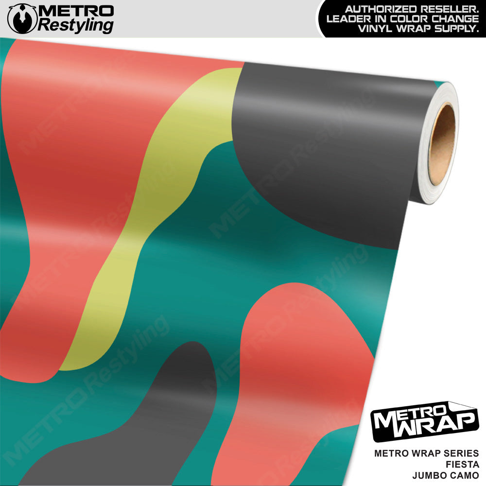 Metro Wrap Jumbo Classic Fiesta Camouflage Vinyl Film