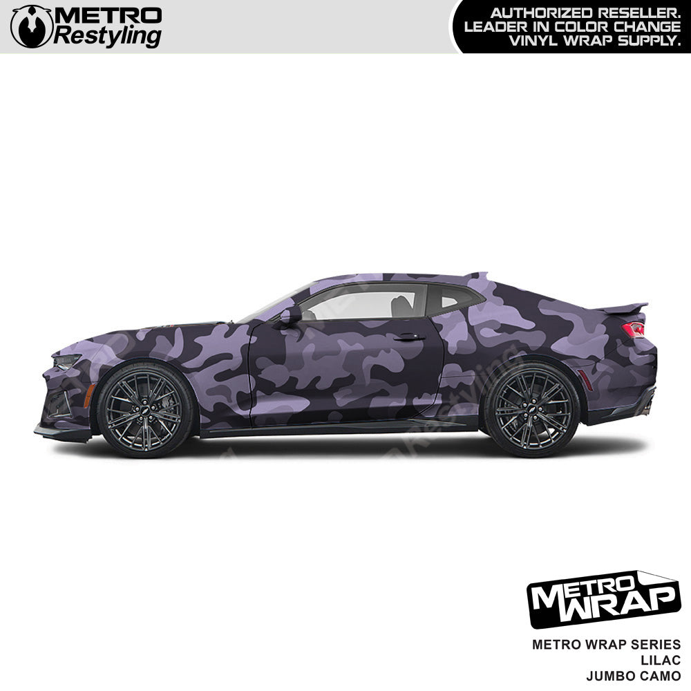 Metro Wrap Jumbo Classic Lilac Camouflage Vinyl Film