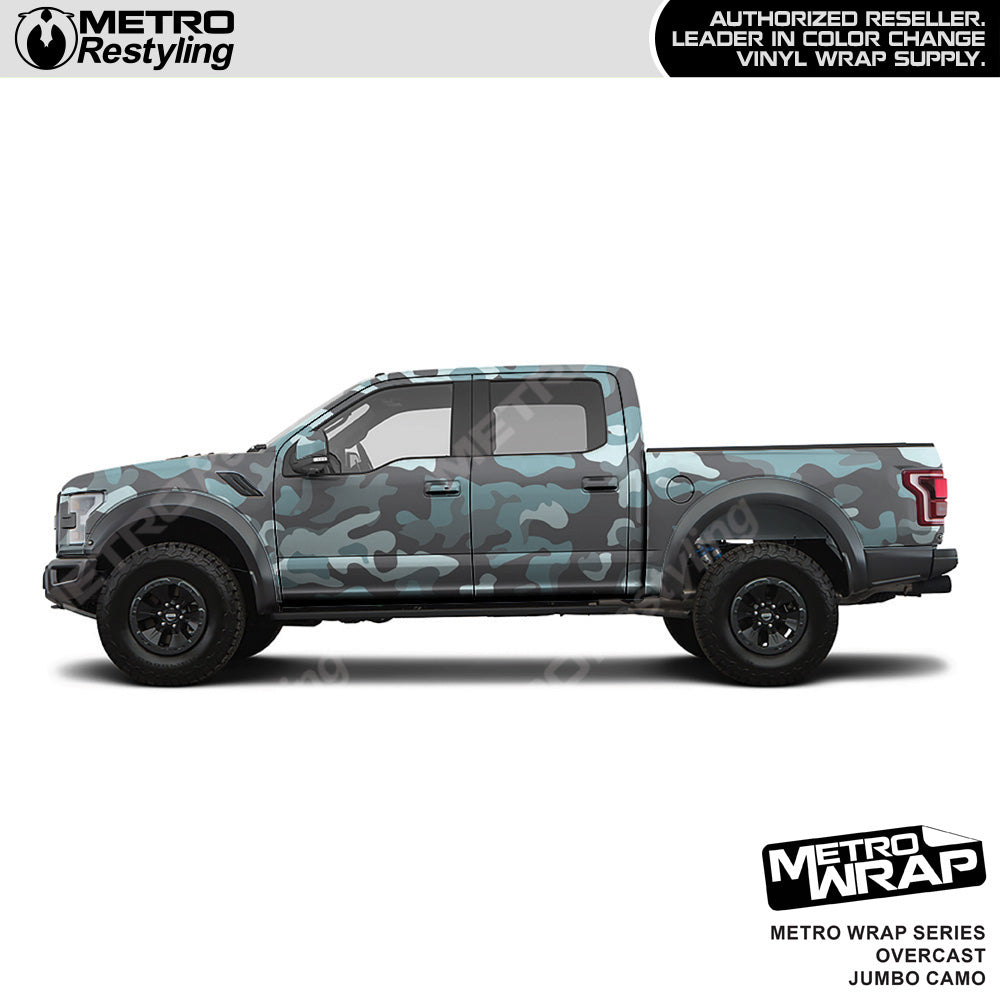 Metro Wrap Jumbo Classic Overcast Camouflage Vinyl Film