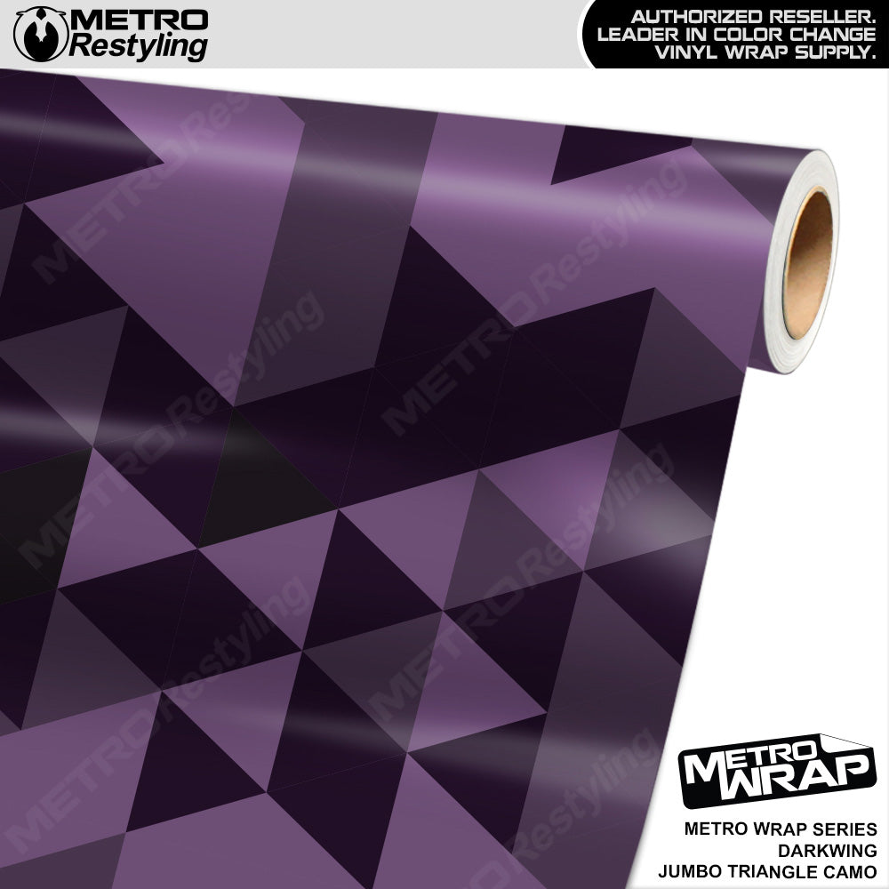 Metro Wrap Jumbo Triangle Darkwing Camouflage Vinyl Film